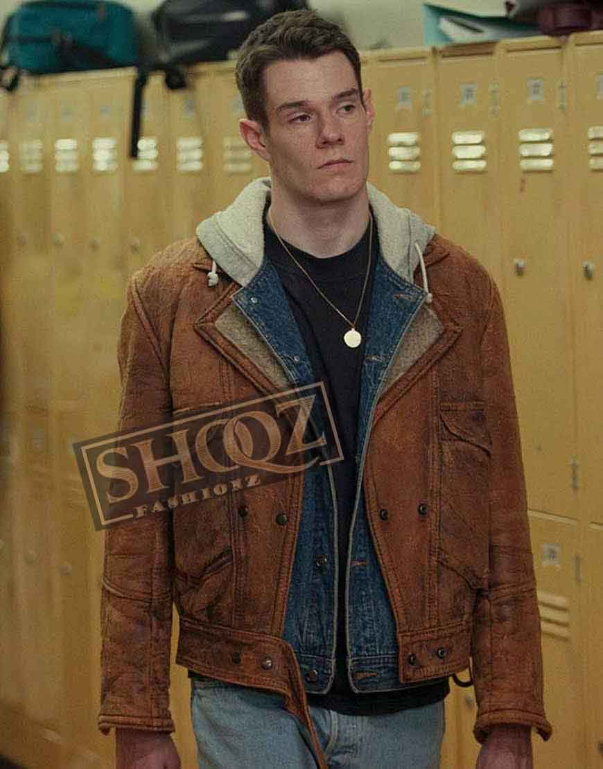 Sex Education Adam Groff Brown Jacket